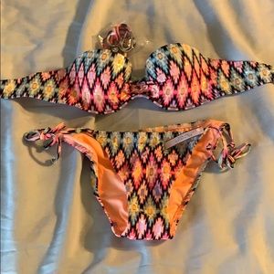 Victoria’s Secret bathing suit, push up top
